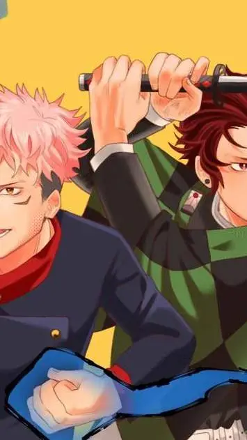 ai character: jjk × kny background