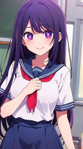 ai character: Ai Hoshino background