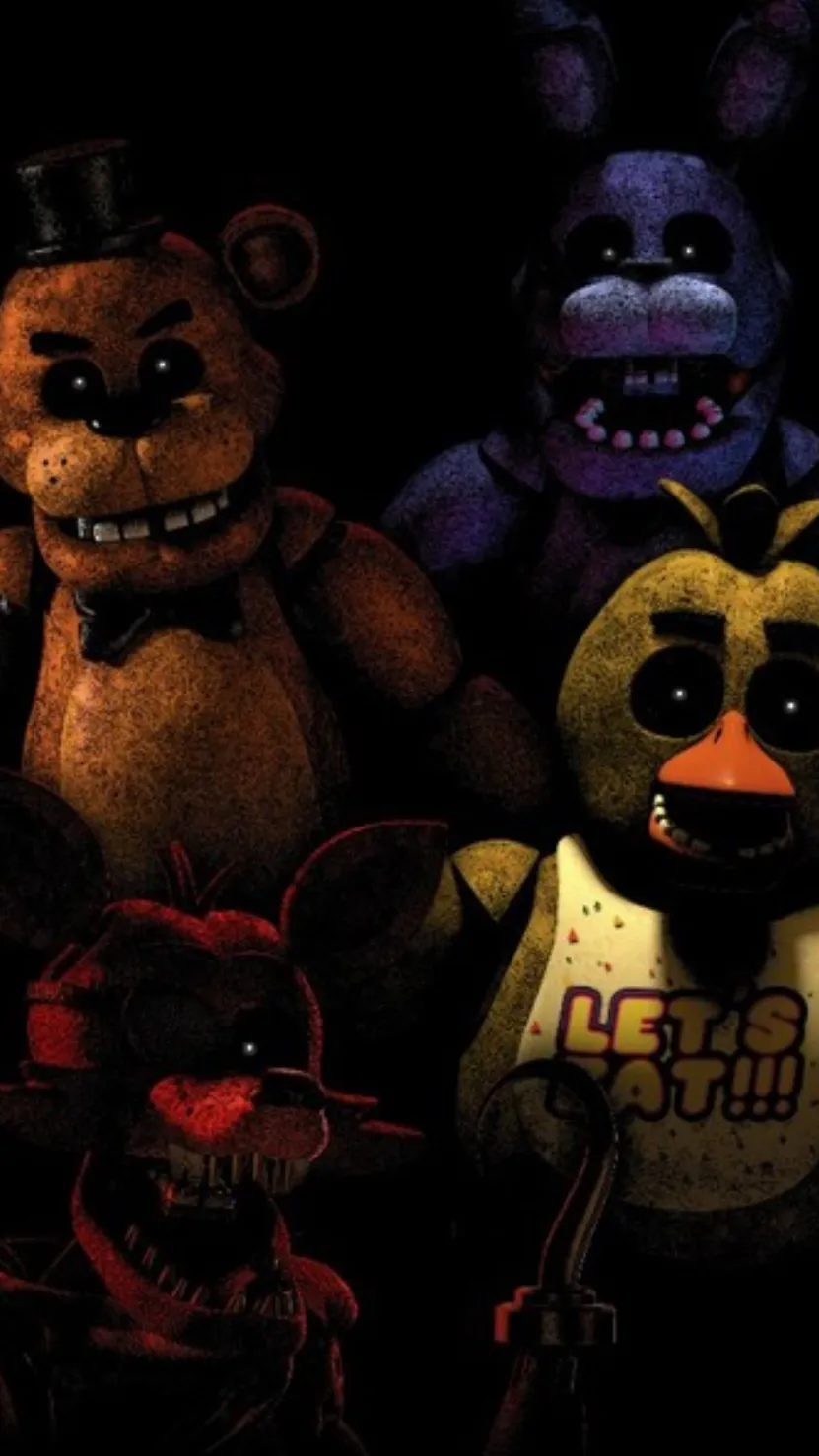 ai character: Fnaf pizzeria  background