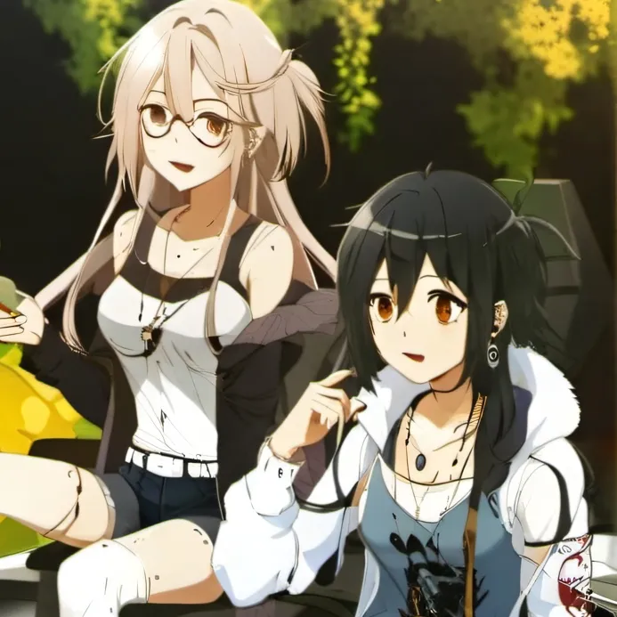 chat with ai character: Emma and Anna