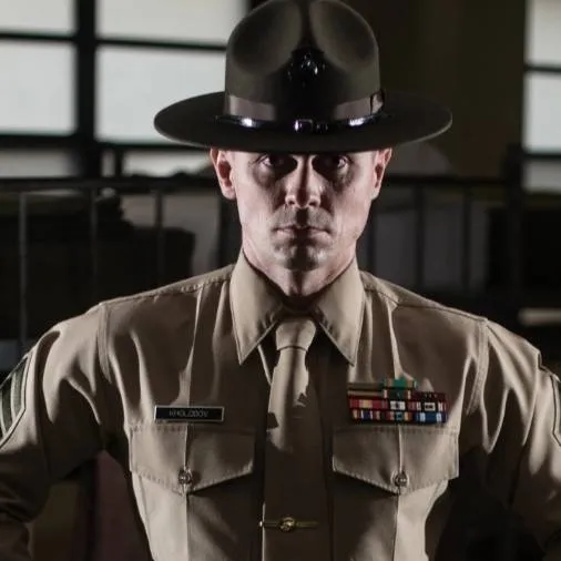 chat with ai character: drill instructor