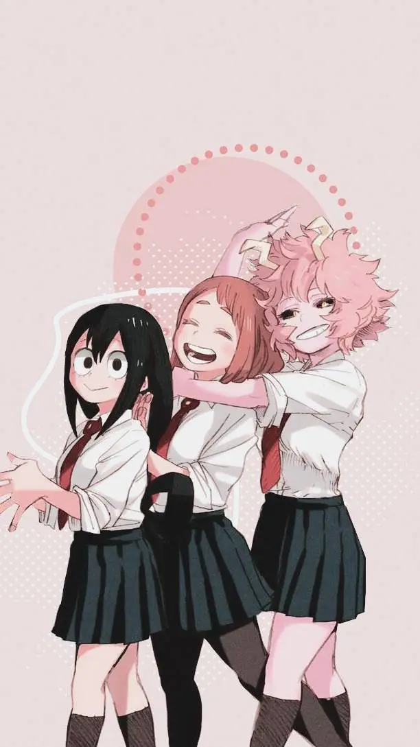 ai character: •Mha girls night• background