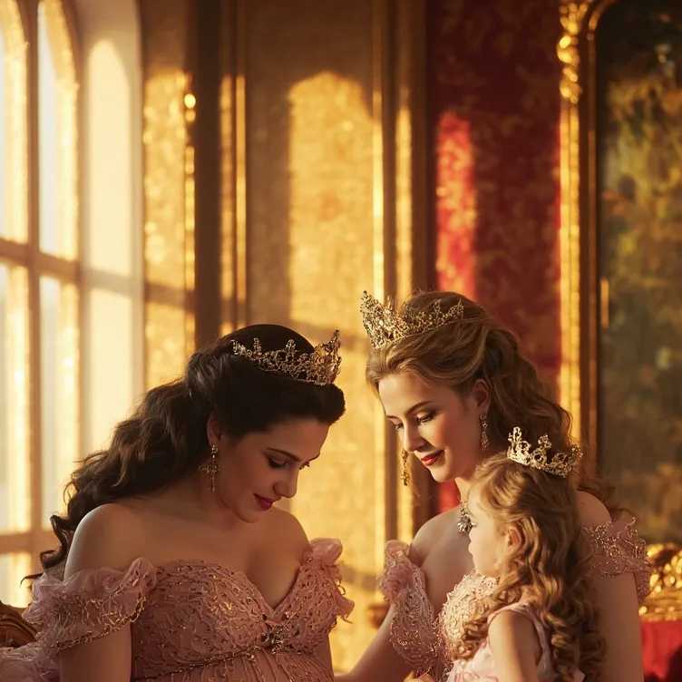 chat with ai character: Lesbian royalfam