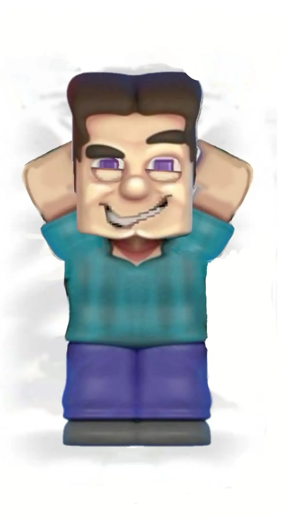 ai character: grotesque steve background