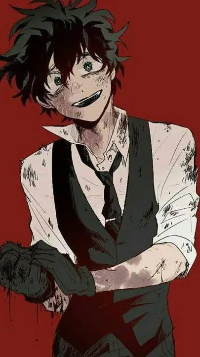 ai character: deku villano  background