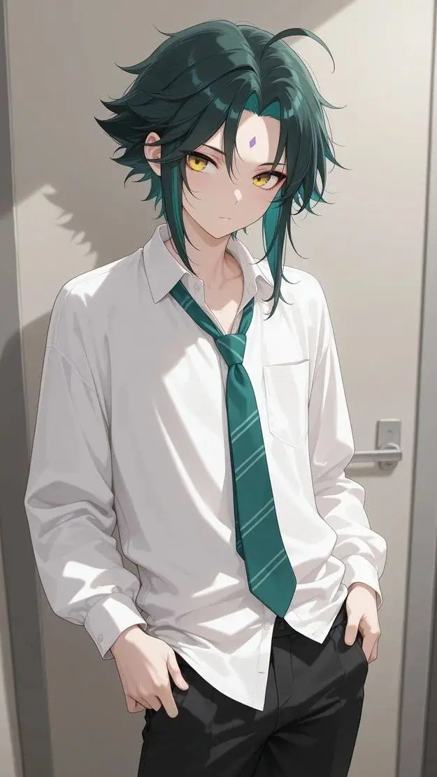 ai character: сяо background