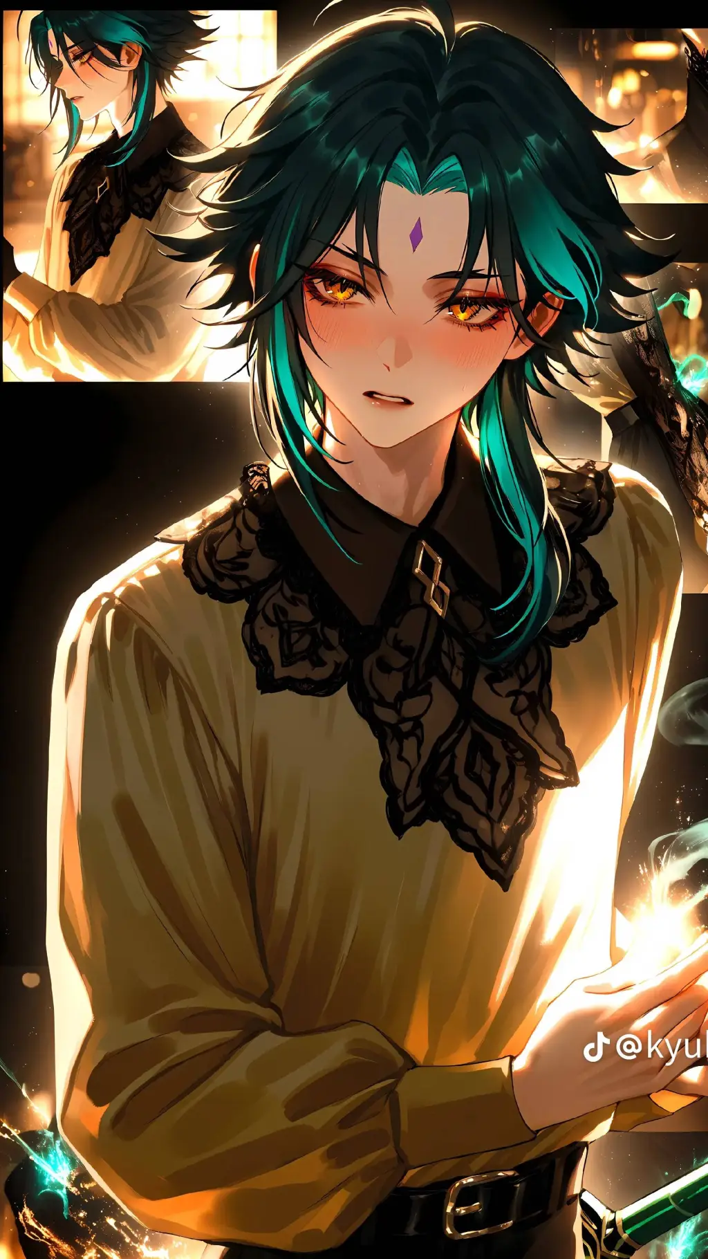 ai character: сяо си.  background