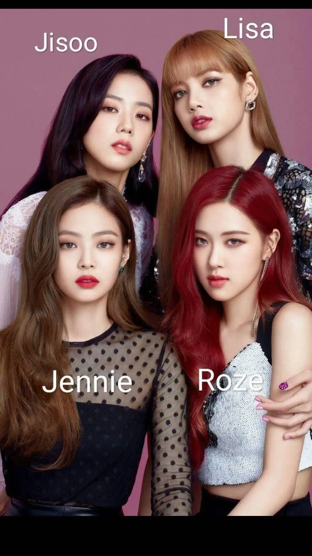 ai character: blackpink  background