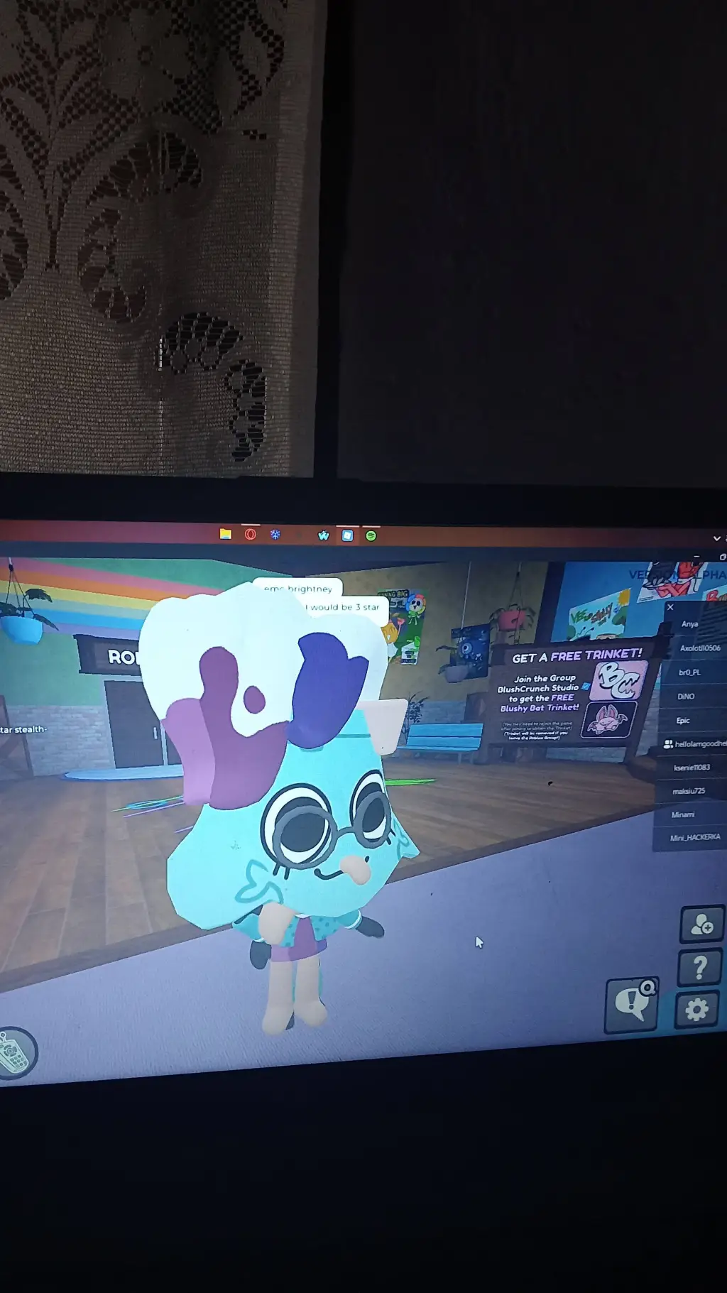 ai character: Looey x Blot? background