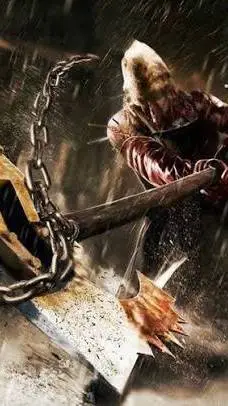 ai character: Axeman background