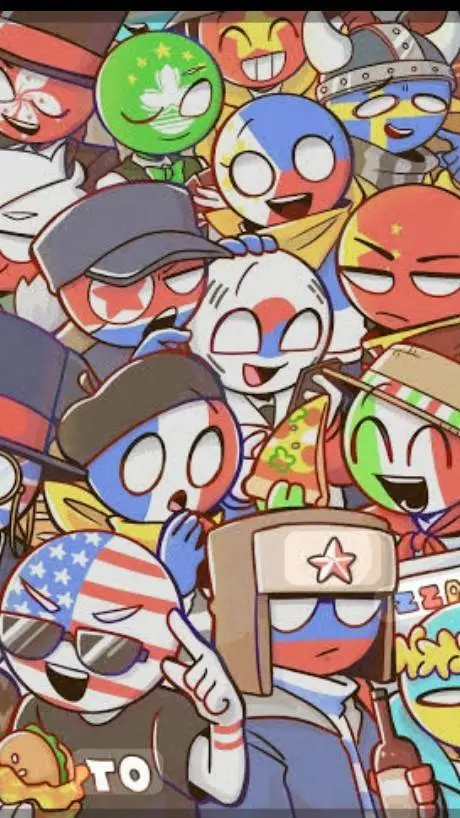 ai character: Countryhumans  background