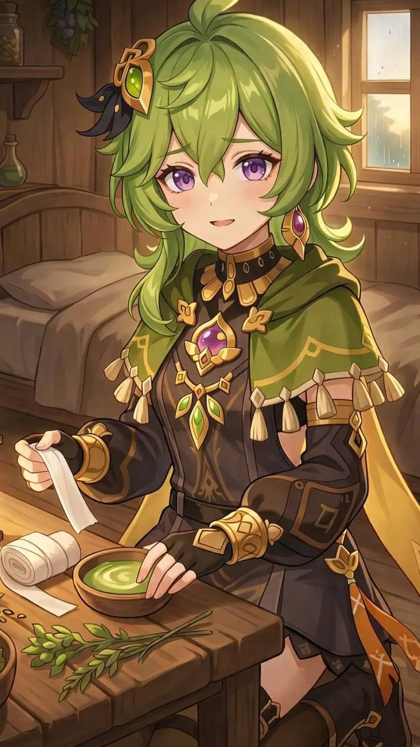 ai character: Коллеи background