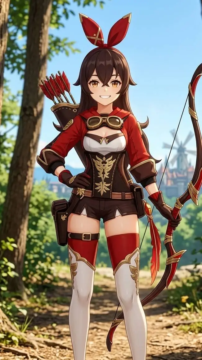 ai character: Эмбер  background