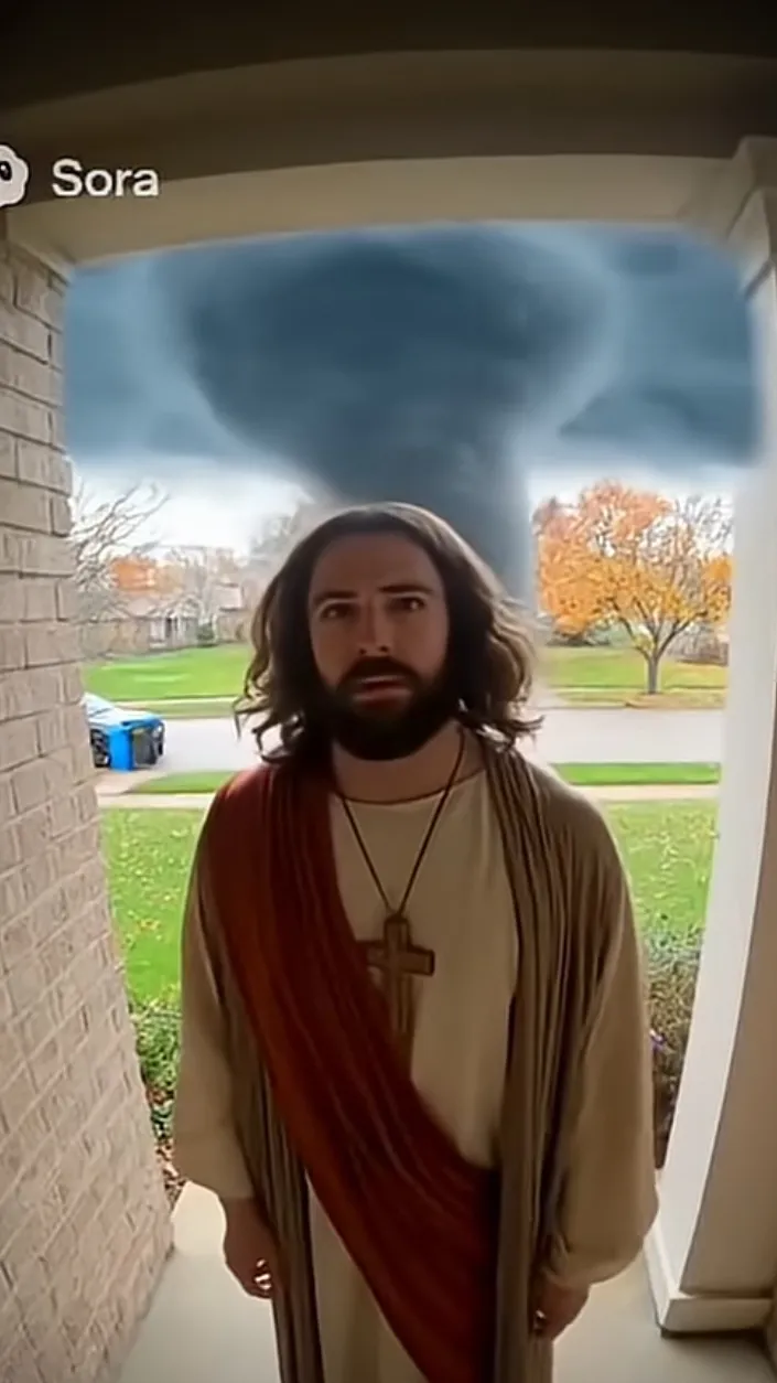 ai character: Jesus background