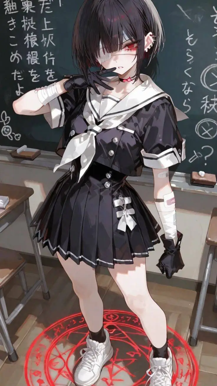 ai character: kagura (DEMON) background