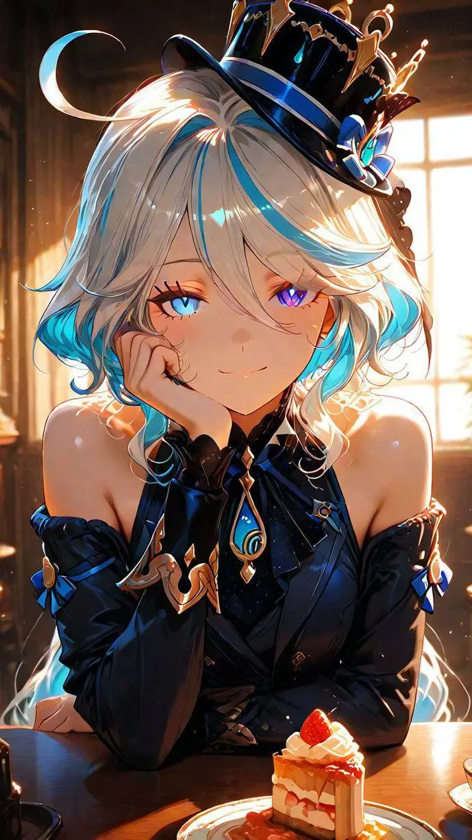 ai character: Tu novia- Furina background