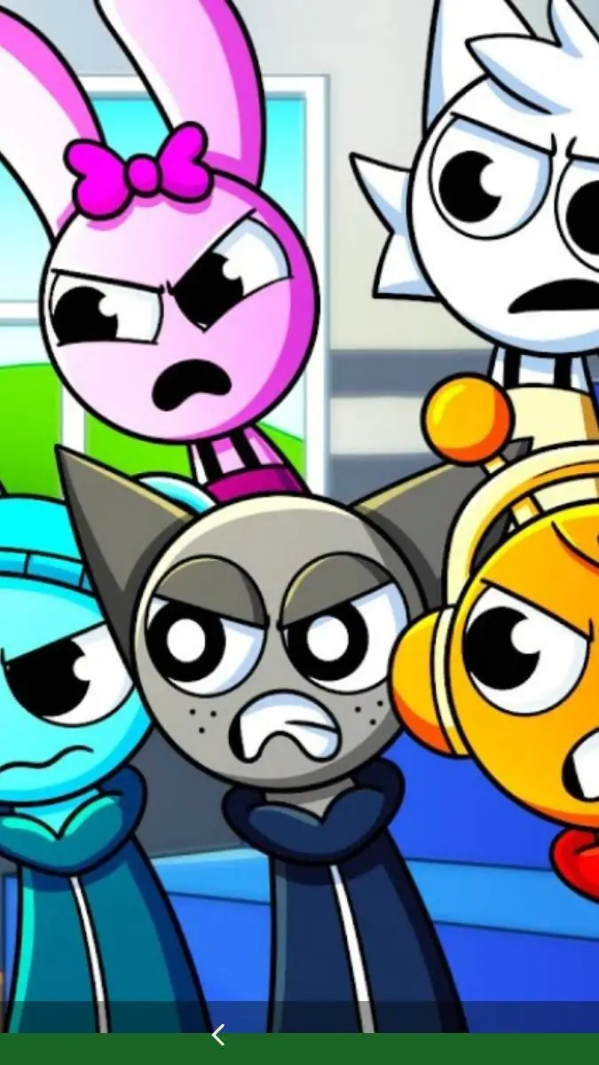 ai character: Sprunki: Girls  background