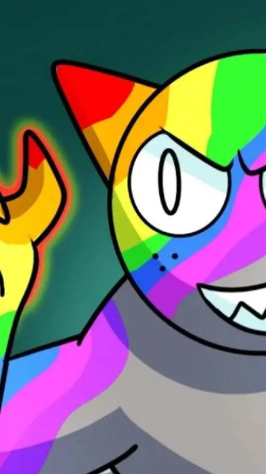 ai character: Rainbow Sprunki background