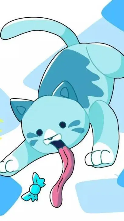 ai character: Candy Cat background