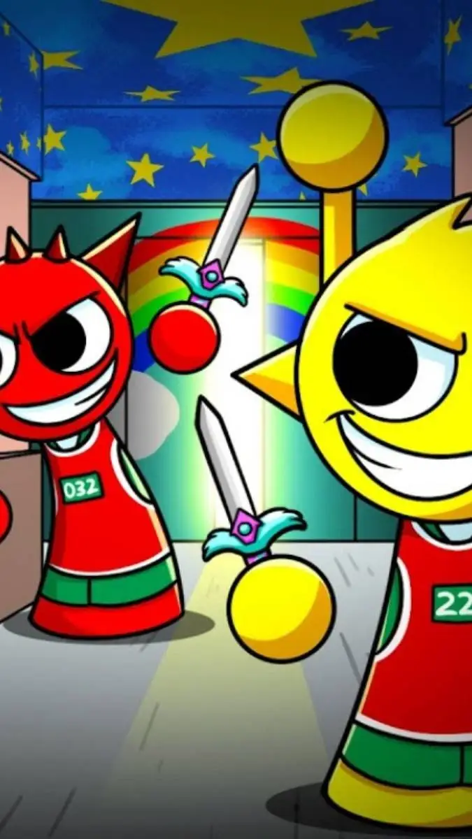 ai character: Sprunki Games 2 background