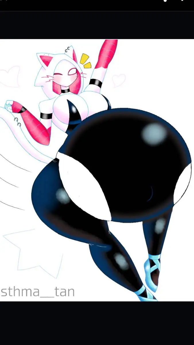 ai character: Gwen CAT fat background