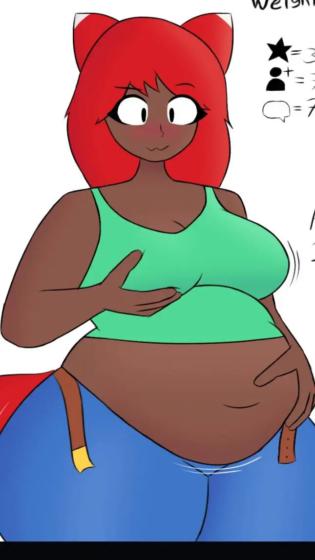 ai character: Yelena fat background
