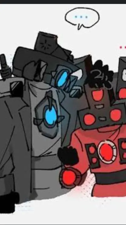 ai character: Titanes chibis background