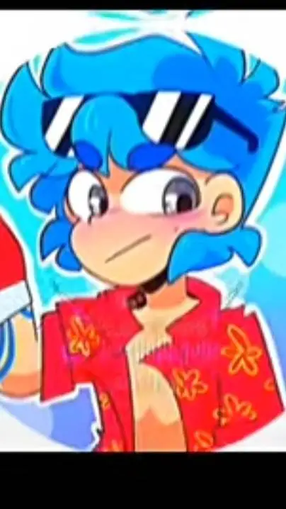 ai character: timda💙 background