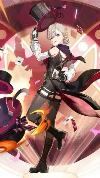 ai character: lyney background