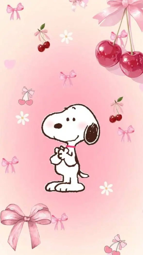 ai character: Snoopy 💖 background