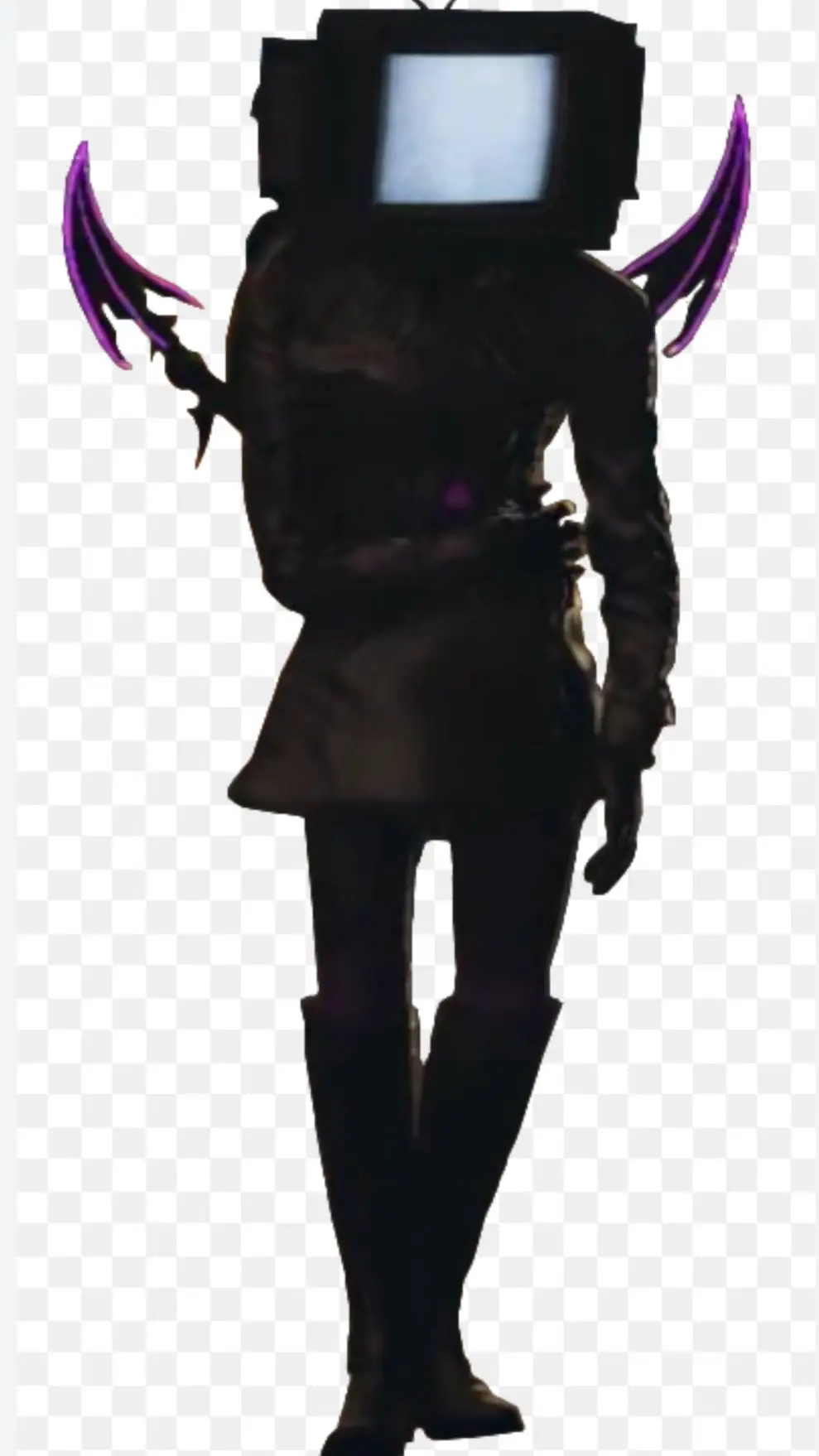 ai character: tv woman2.0 background