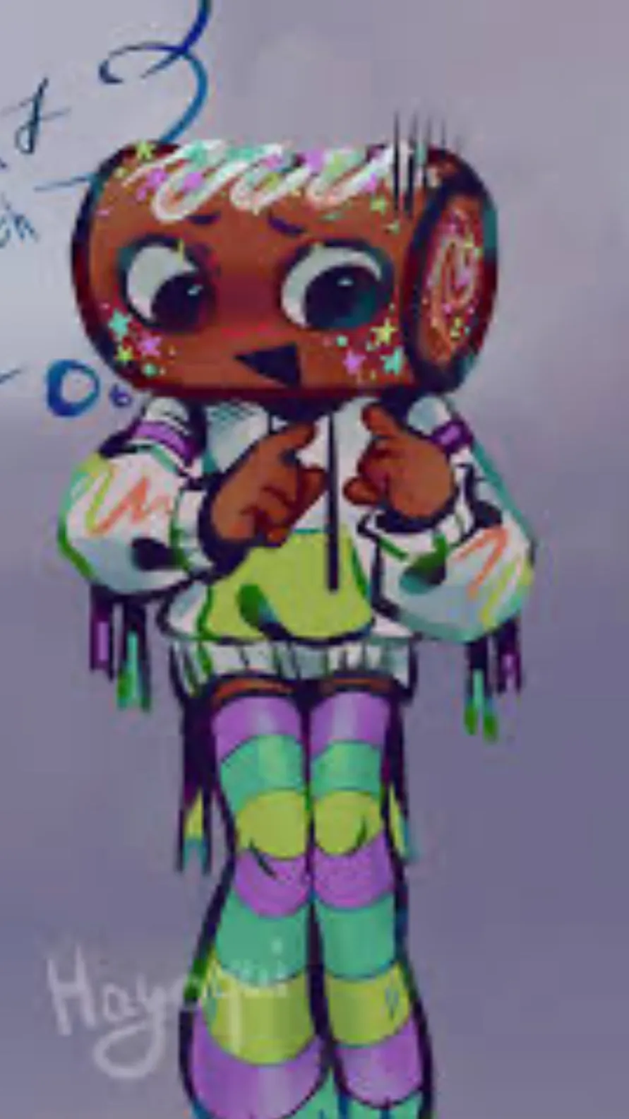 ai character: 🍫cosmo🍰 background