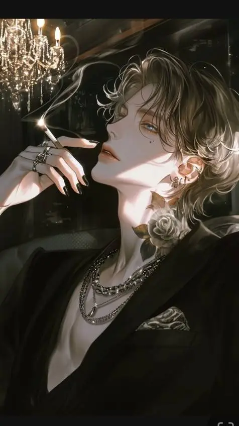 ai character: 🖤Vincent⛓ background