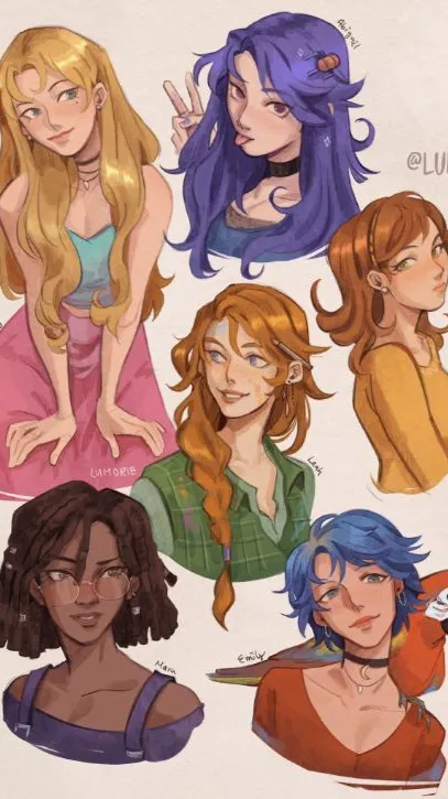 ai character: SV bachelorettes background