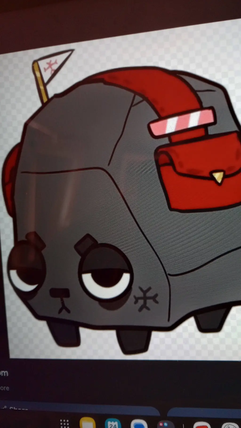 ai character: Coal background
