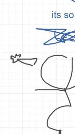 ai character: stickman freaky background