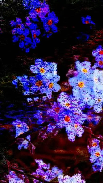 ai character: Violet Village background