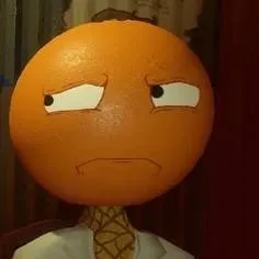 chat with ai character: Grumpy orange