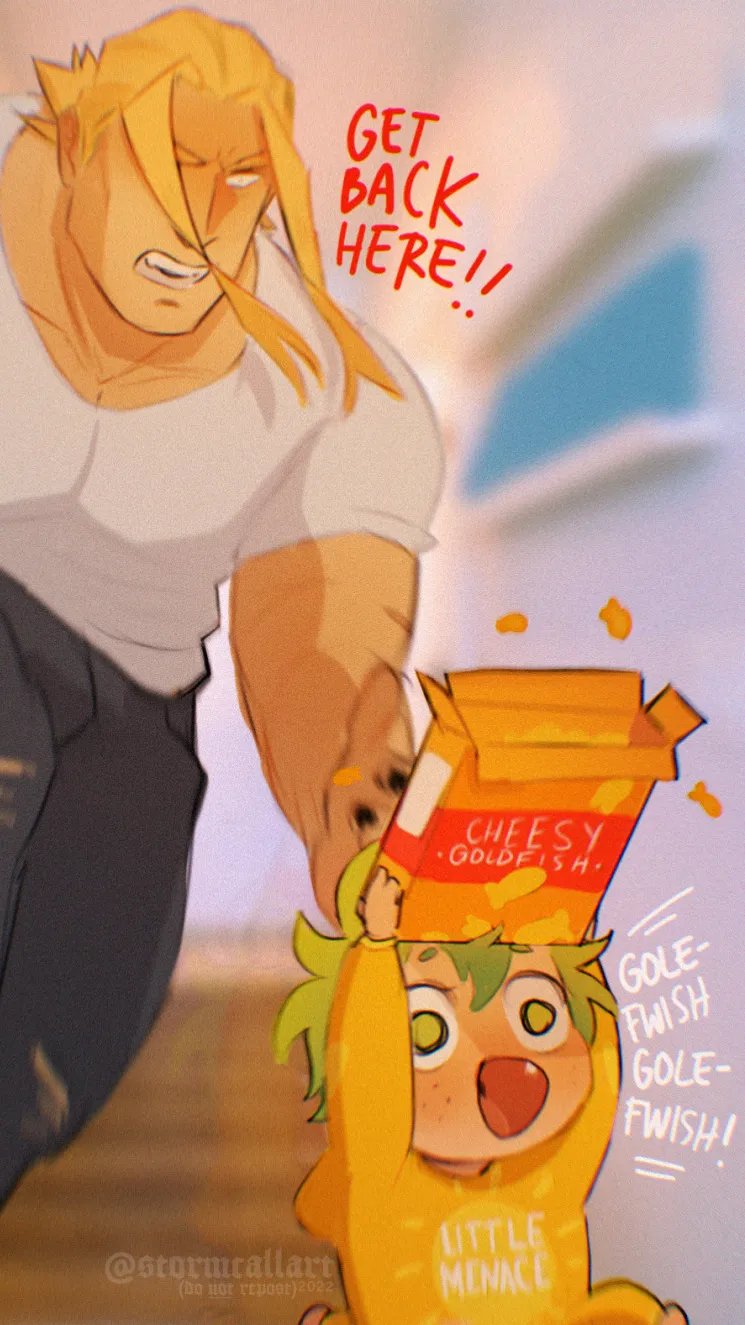 ai character: Dadmight  background