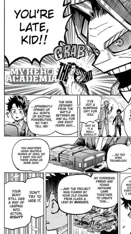 ai character: Season eight manga background
