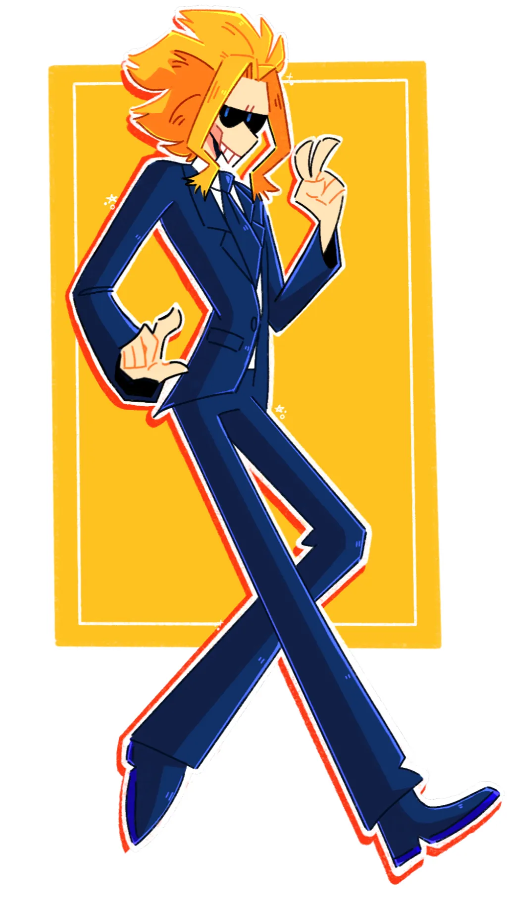 ai character: Toshinori  background