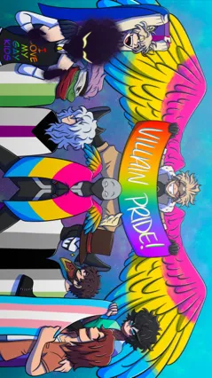 ai character: Villain pride  background
