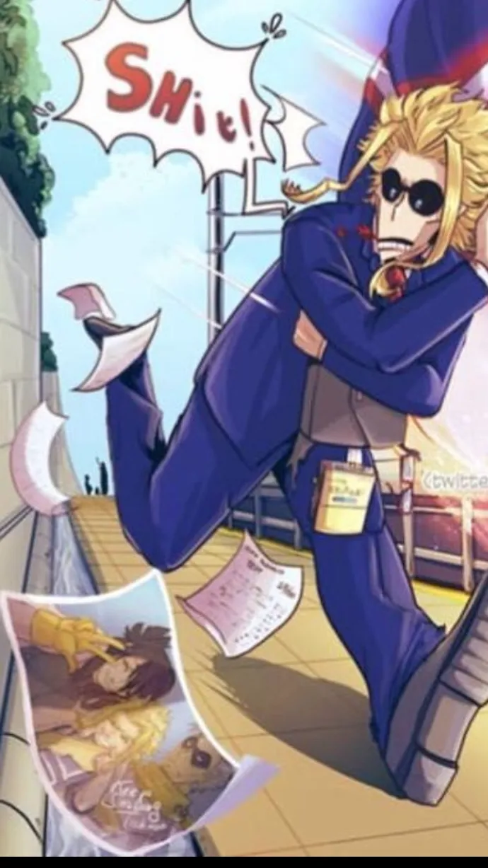 ai character: Toshinori Yagi/AM  background