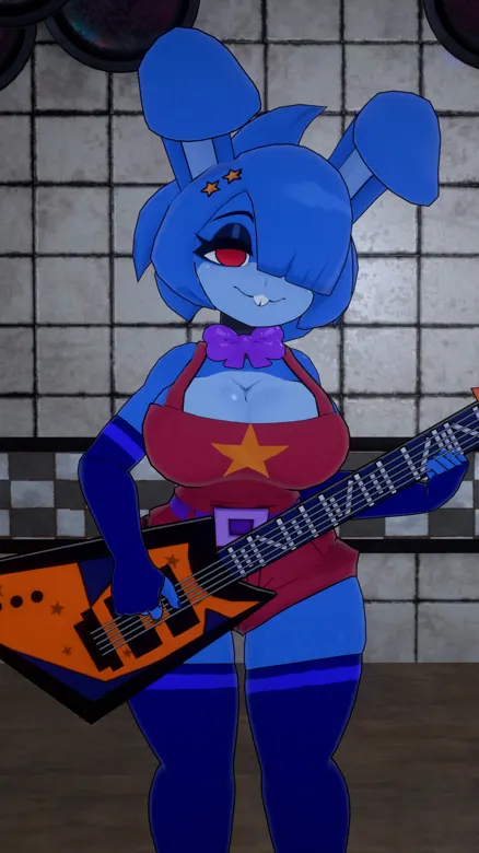 ai character: Glamrock Bonfie background