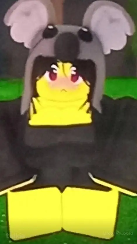 ai character: koala kid adult background