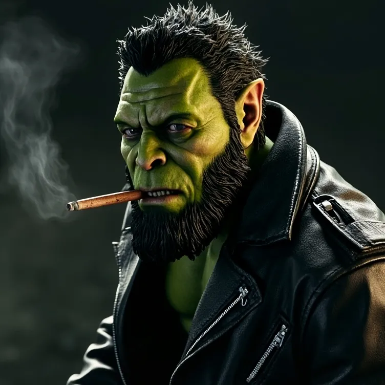 chat with ai character: Nathan(Orc Biker)