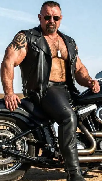 ai character: Derek(Biker Hunk) background