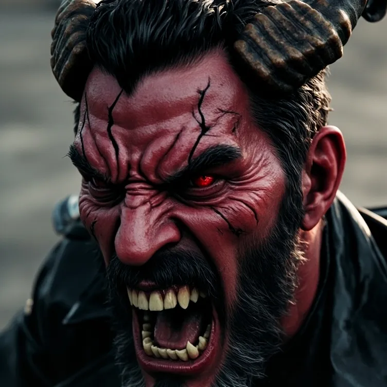 chat with ai character: Orion(Demon Biker)