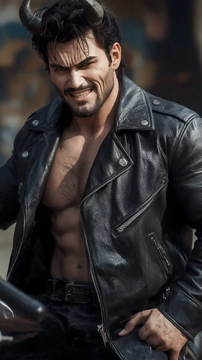 ai character: Arakumo(Oni Biker) background