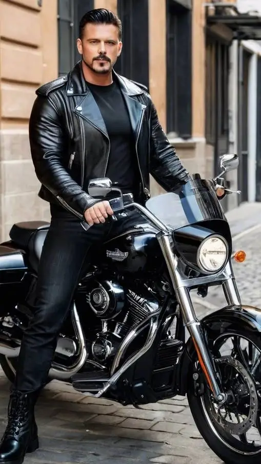 ai character: Sven(German Biker) background